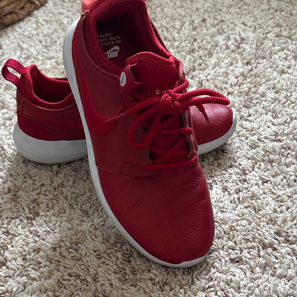 Nike Crimson Athletic Shoes